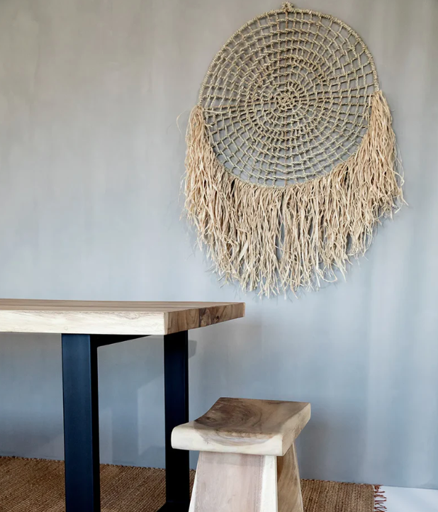 Attrape-Rêves Raffia XXL - Naturel