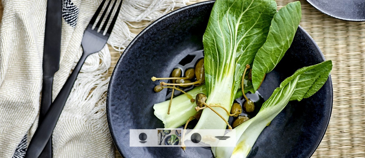 Yoko plate, black (LOW PRICE)